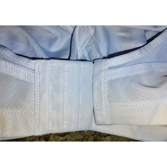 Glamorise Magic Lift Seamless Sports Bra Size 42C White Wide Straps Smoothing - Picture 5 of 5